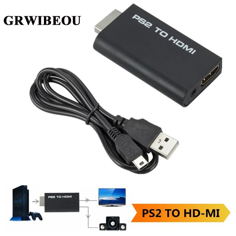 GRWIBEOU ޴ PS2 HDMI   , 3.5mm  ,  PS2 ÷  , 480i, 480p, 576i